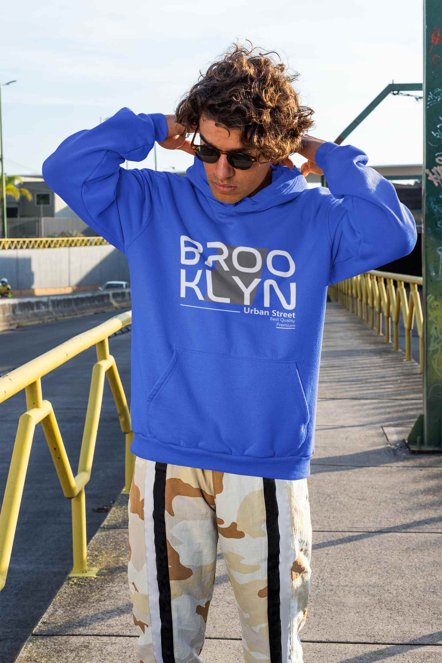 Stylish Hoodies for Men Brooklyn Activewear Athleisure blue