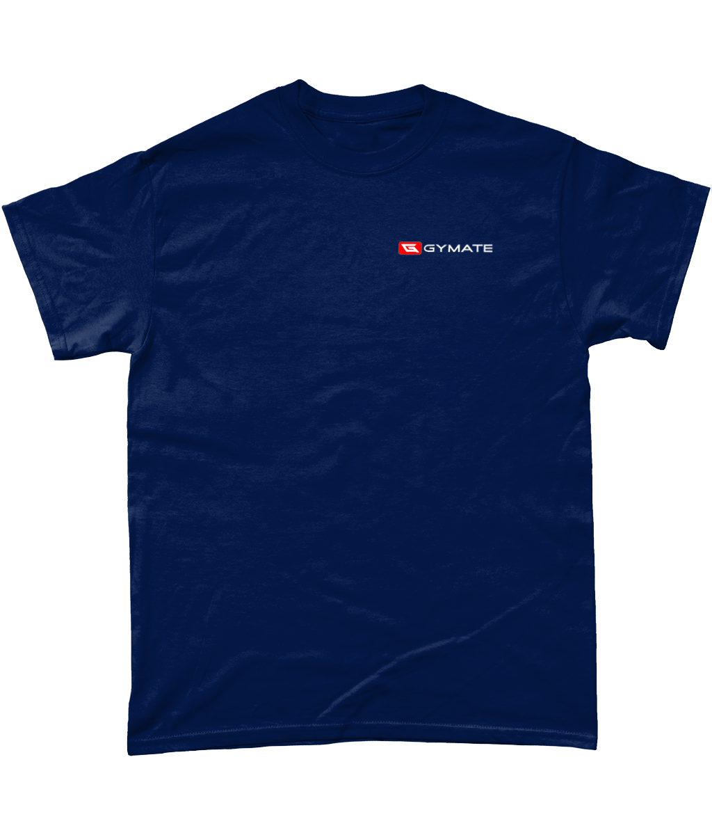 Mens Athletic Essentials Sports T-shirt Black/Navy [Chest red & white logo]